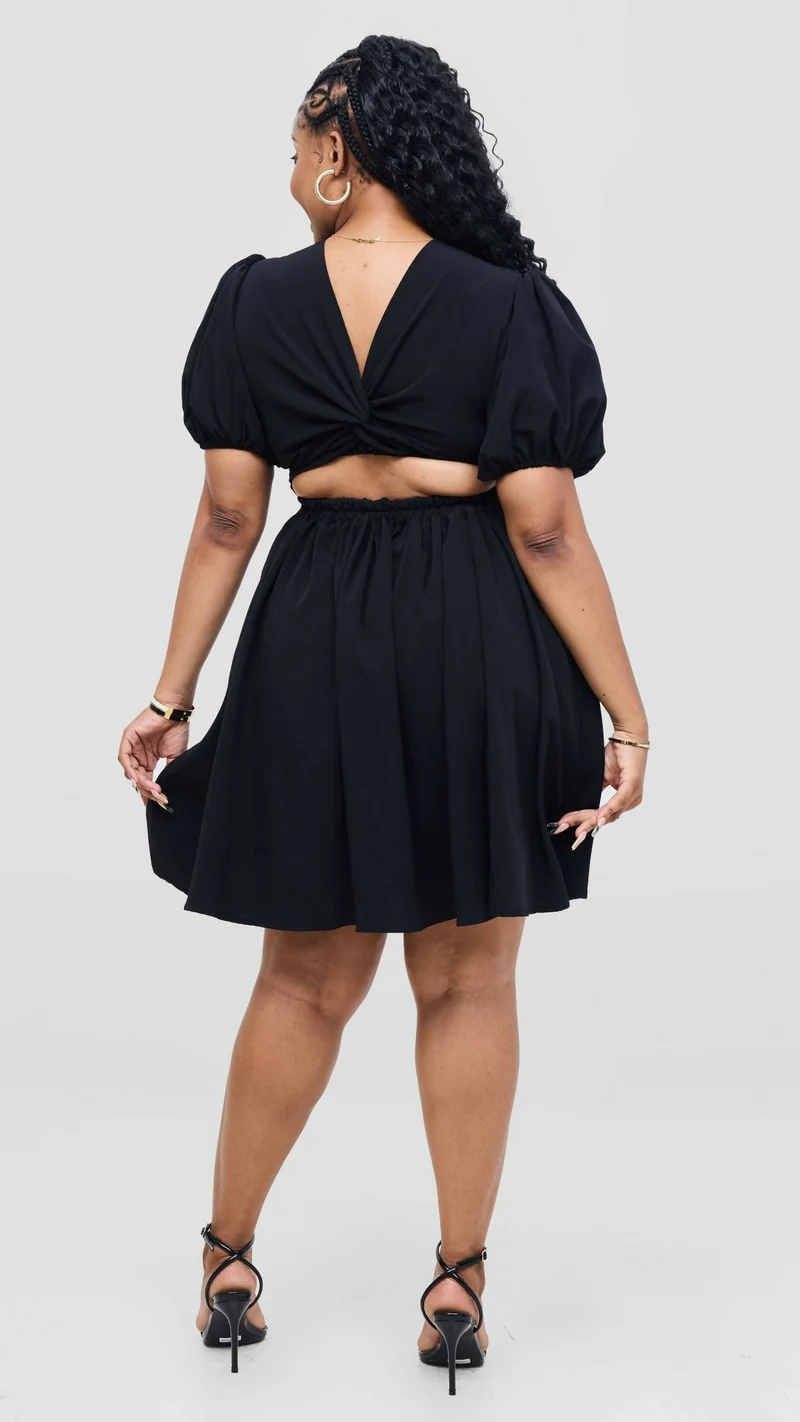 Elan CocoAfrike Arabella Aline Dress - Black