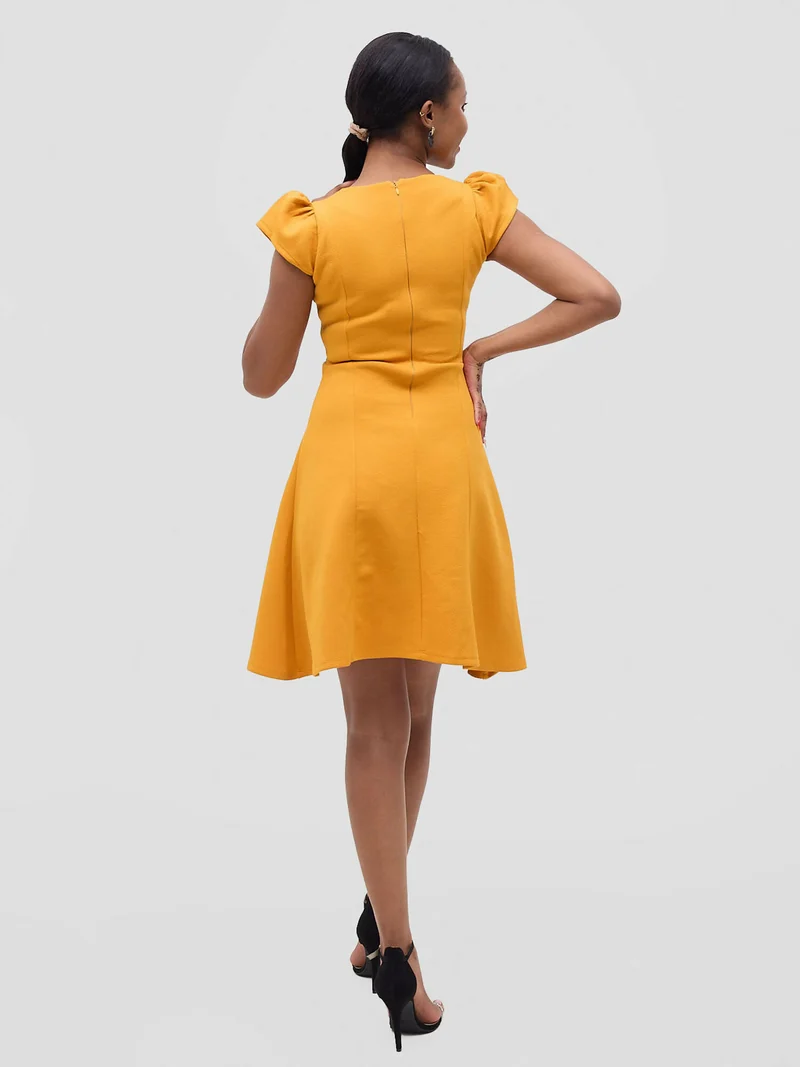 Elan CocoAfrike Tashi Aline Dress - Mustard