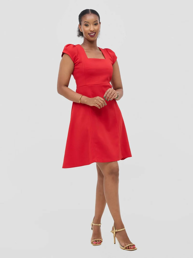 Elan CocoAfrike Tashi Aline Dress - Red