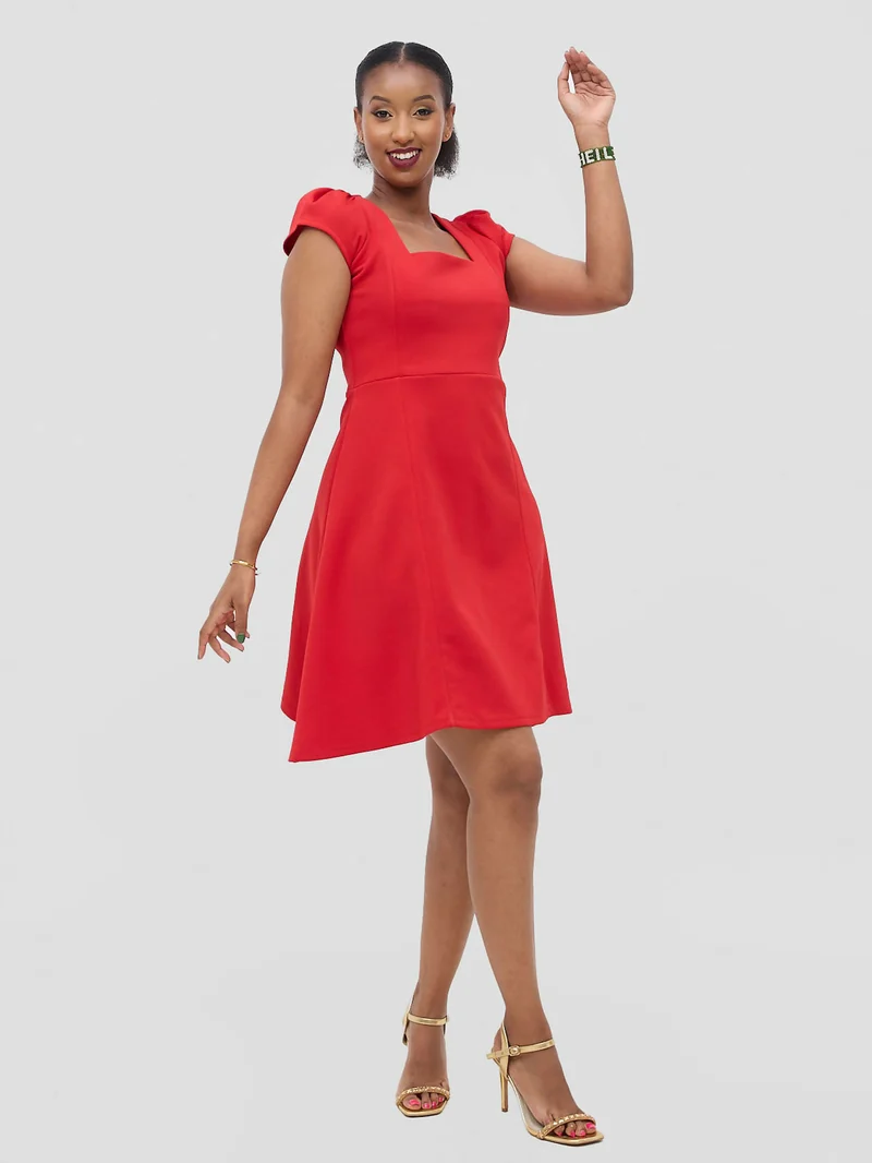 Elan CocoAfrike Tashi Aline Dress - Red