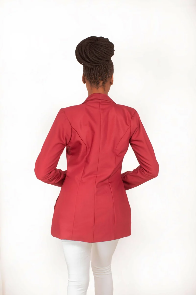 Da'joy Fashions Horus Coat - Maroon