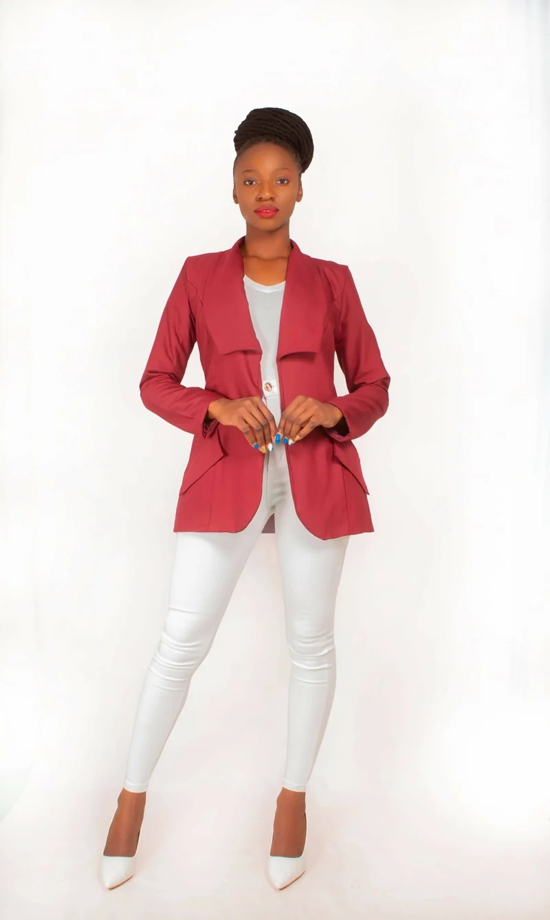 Da'joy Fashions Horus Coat - Maroon