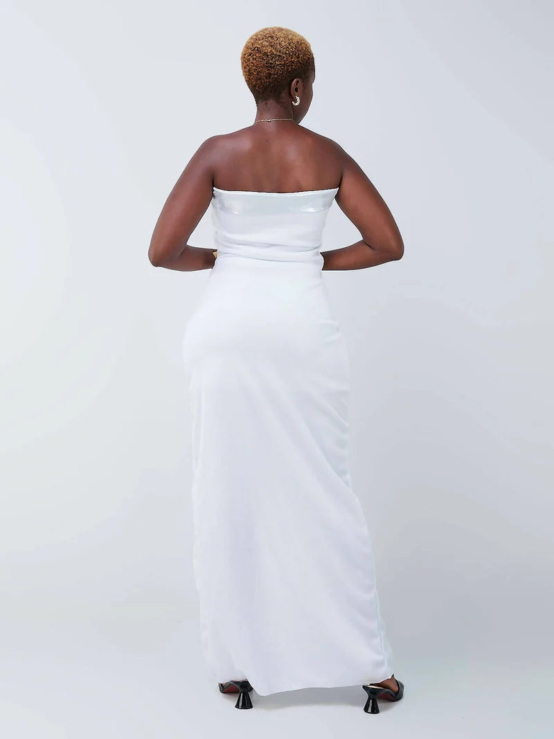 Da'joy Fashions Aphrodite Maxi Dress - White