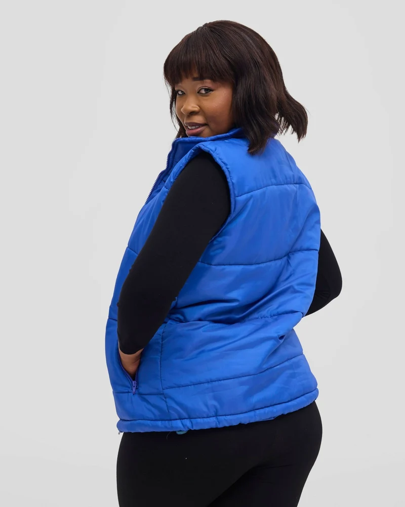 TimyT Urban Wear Executive Puff Jacket - Royal Blue