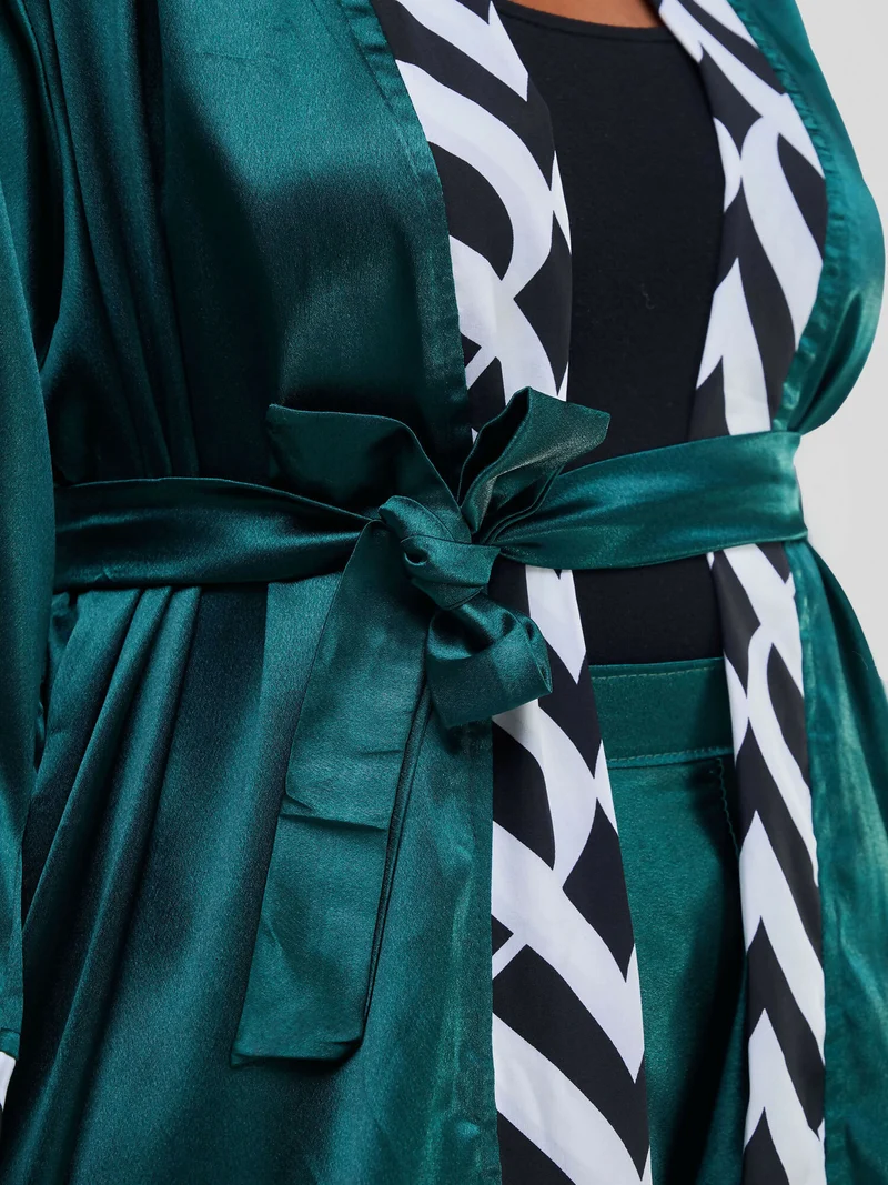 Kimono World Ke Oyana Two piece Set - Green