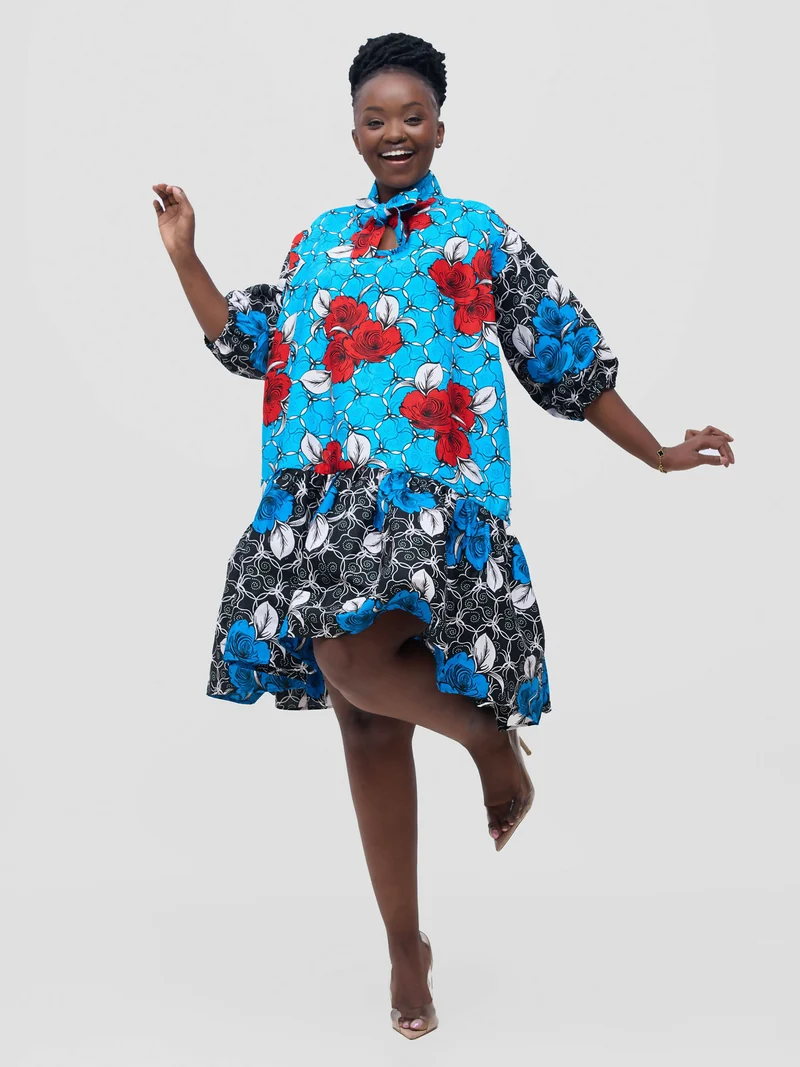 Simbaress Zuri Dress - Blue