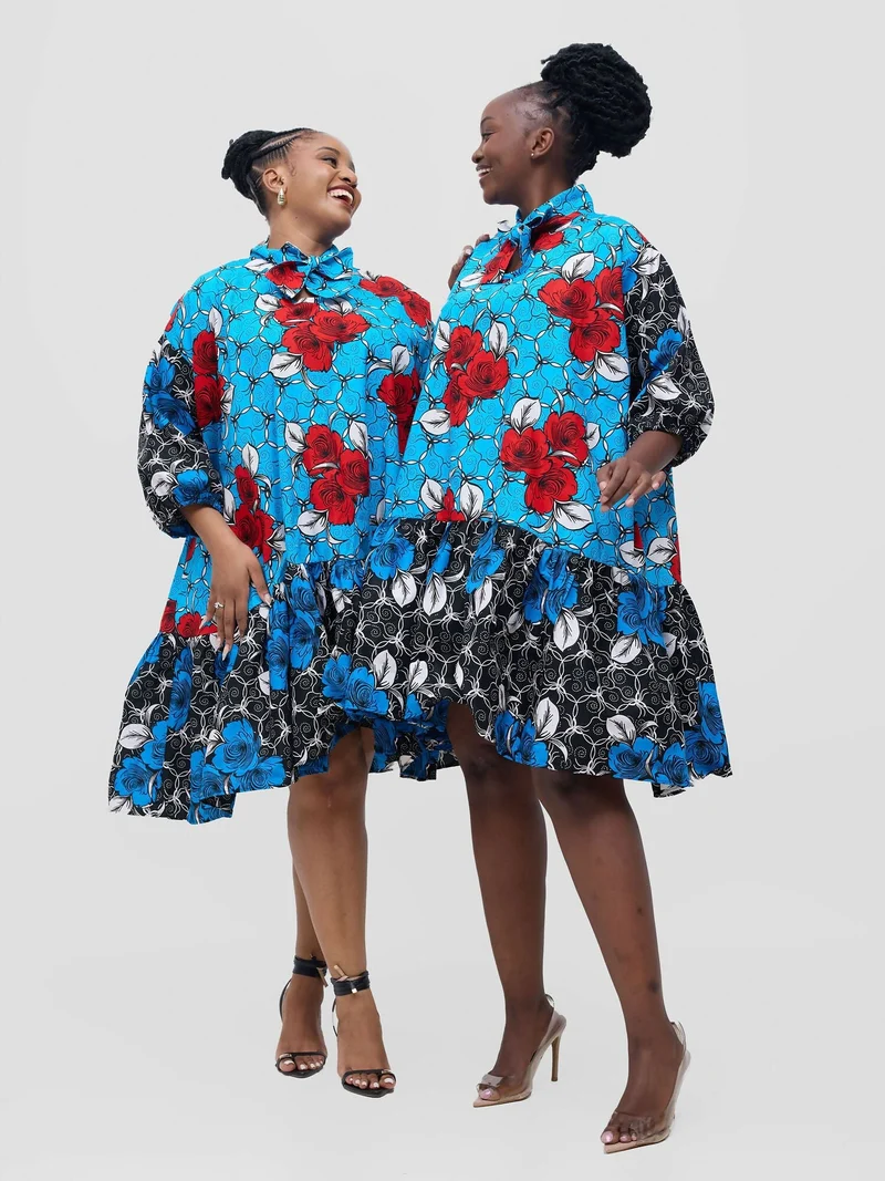 Simbaress Zuri Dress - Blue