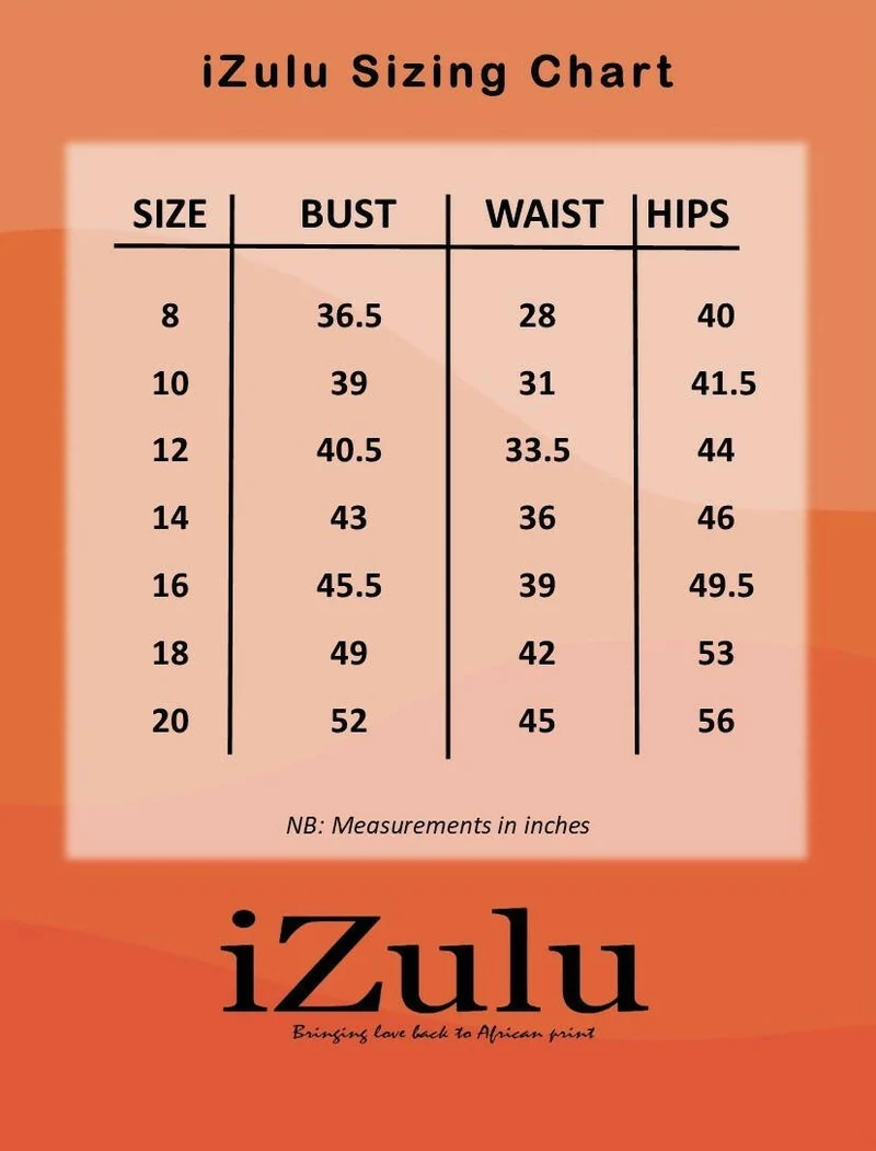 Izulu Wanjira Skirt Set - Black