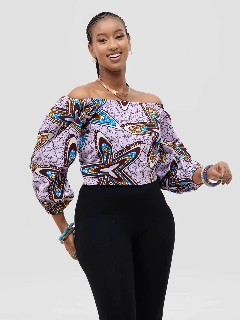 Lavande Off Shoulder Top - Lavender