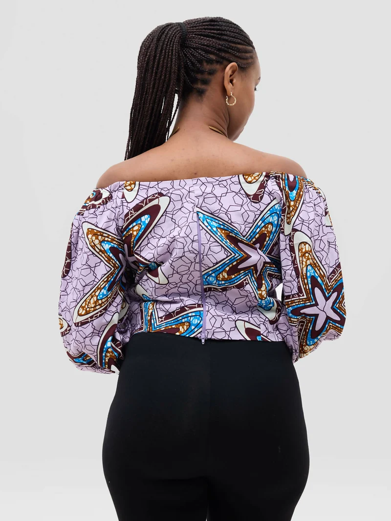 Lavande Off Shoulder Top - Lavender