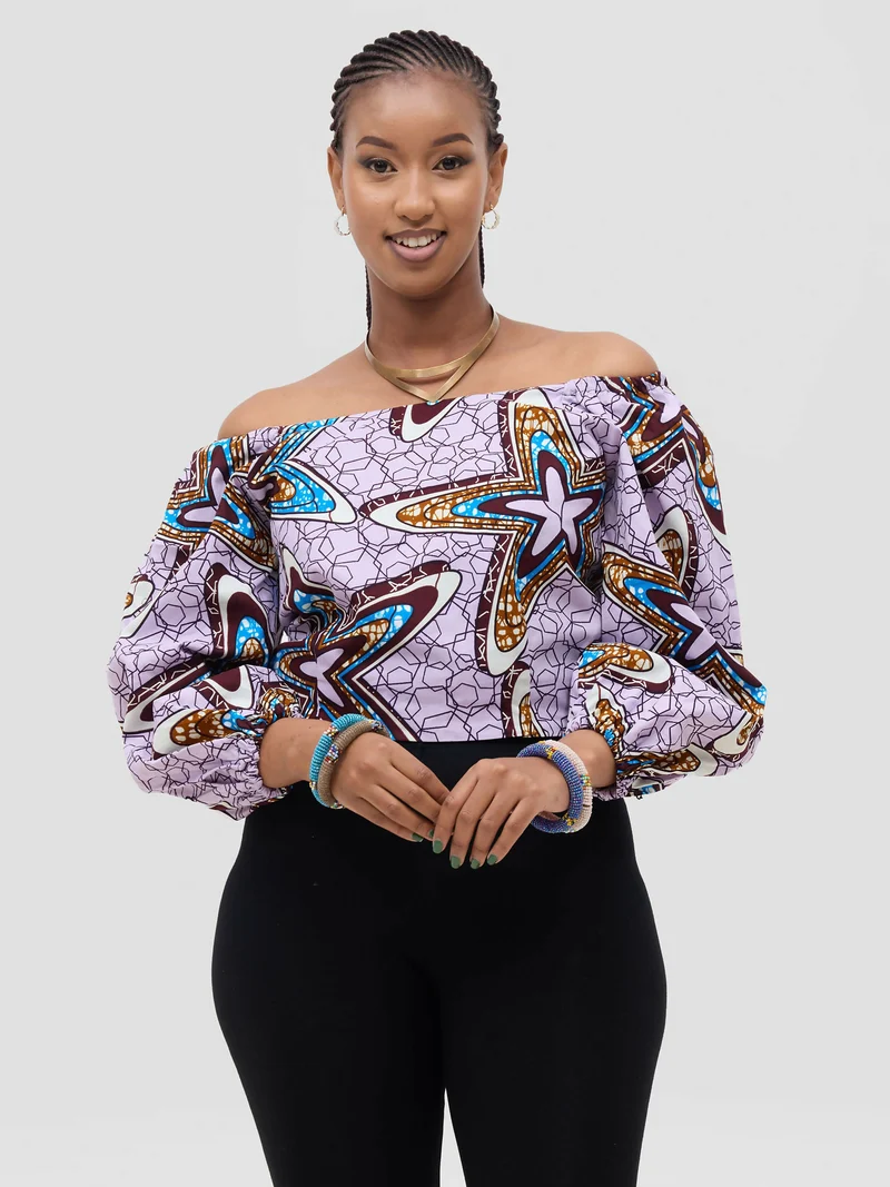 Lavande Off Shoulder Top - Lavender