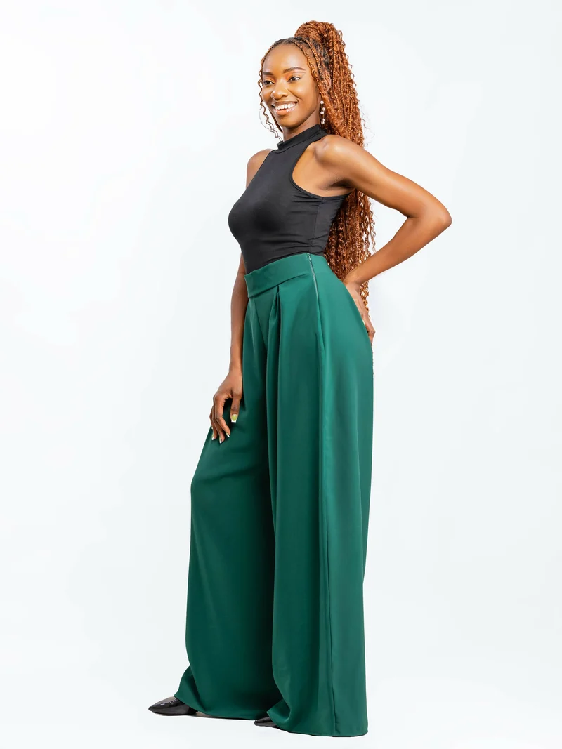 Da’Joy Fashions Nova Palazzo Pant - Green