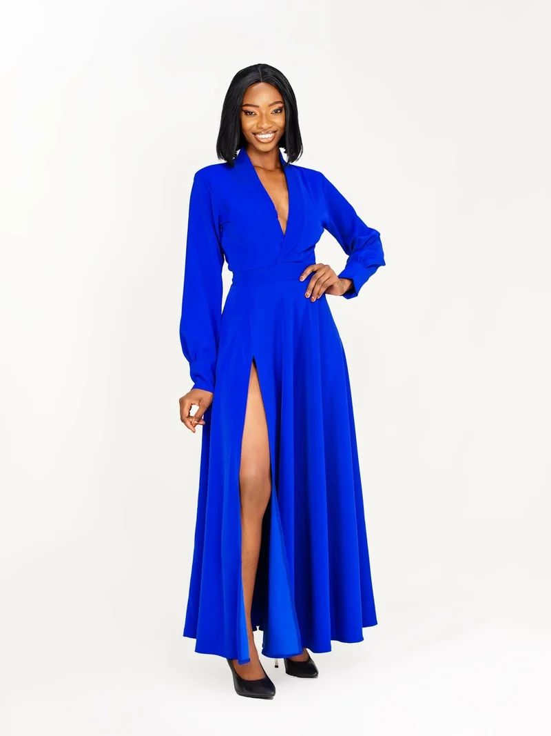 Da’Joy Fashions Virgo Dress - Royal Blue