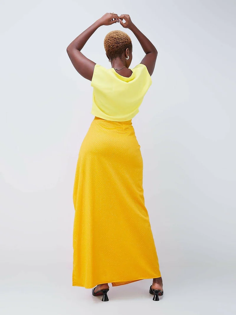 Da'joy Fashions Adonis Maxi Skirt - Mustard