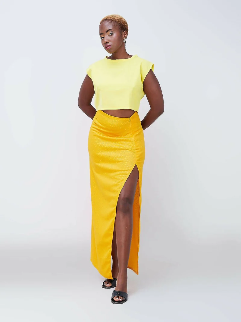 Da'joy Fashions Adonis Maxi Skirt - Mustard