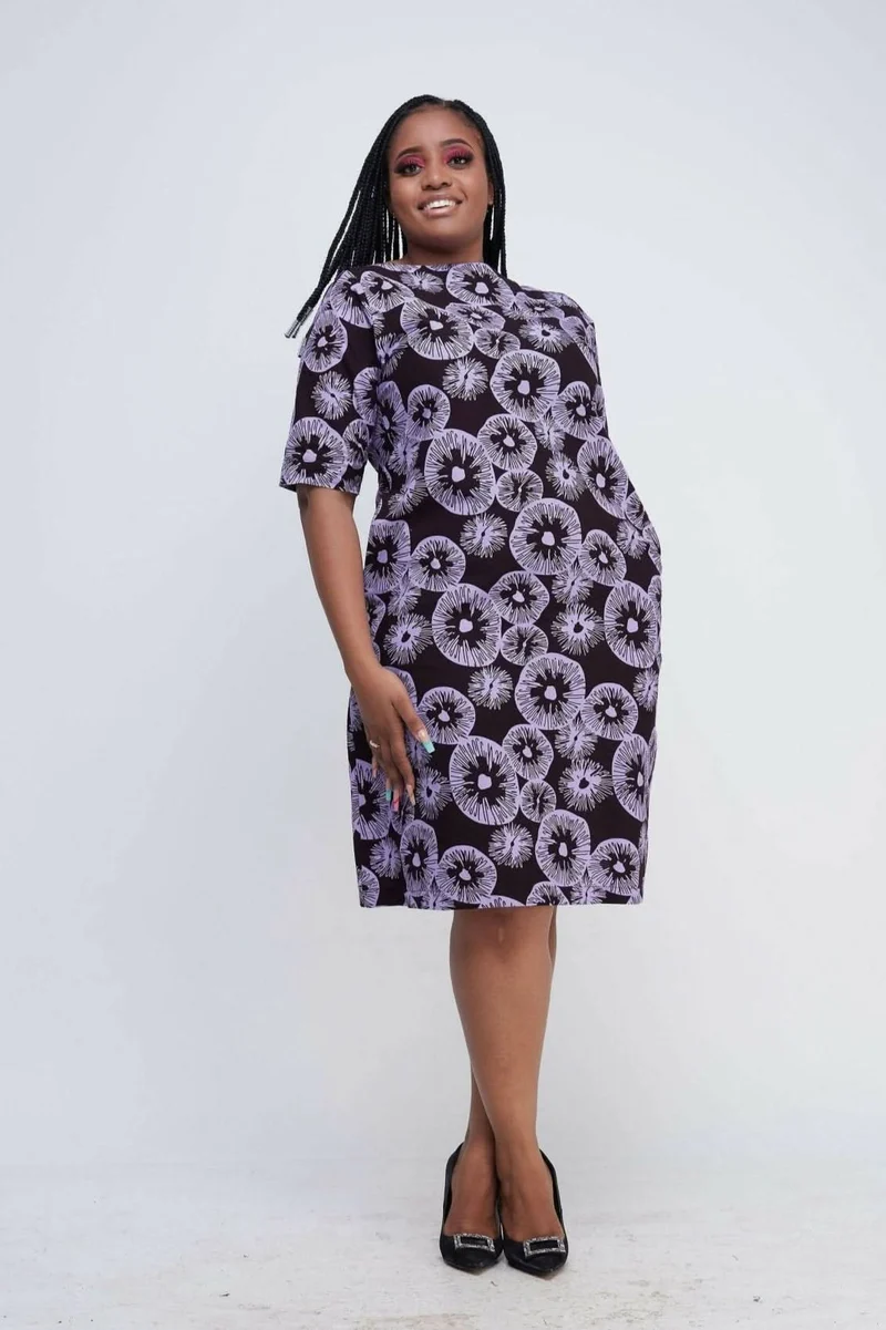 Dewuor Paloma Shift Dress - Purple