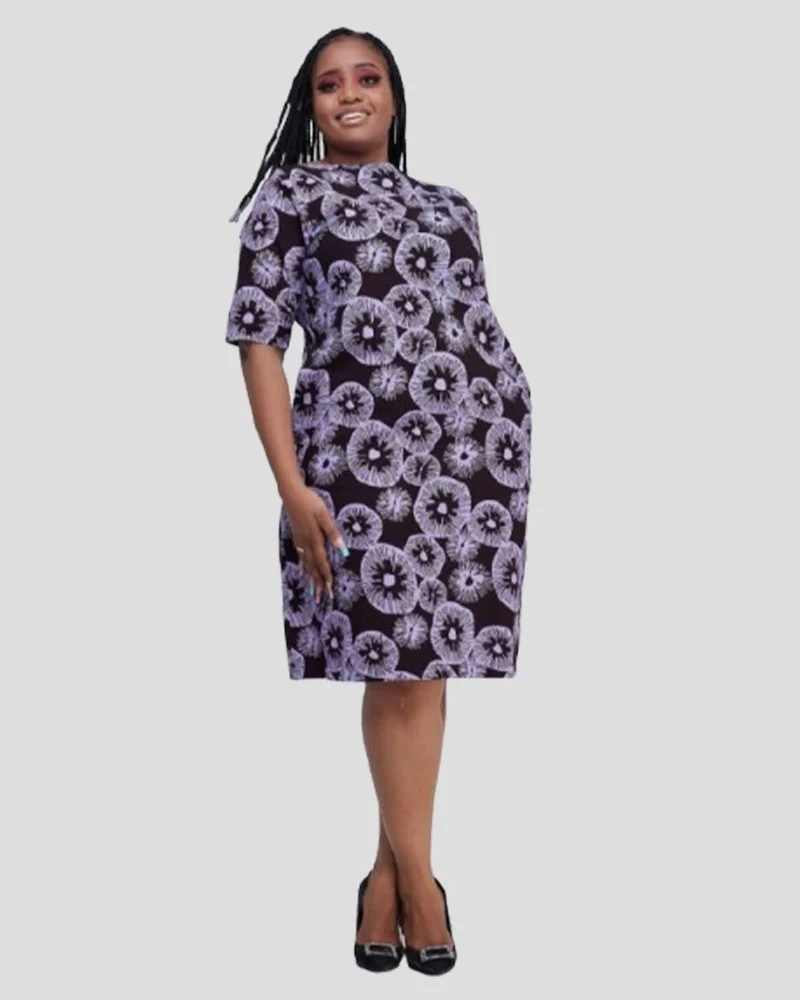 Dewuor Paloma Shift Dress - Purple