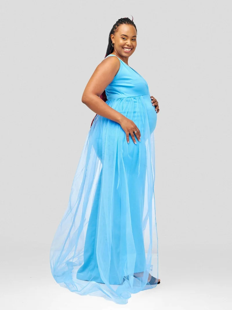 Vintlyne Jojo Dress - Sky Blue