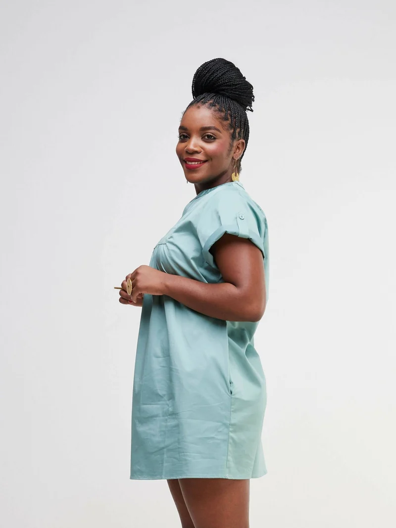 Valuespot Cotton Dress - Green