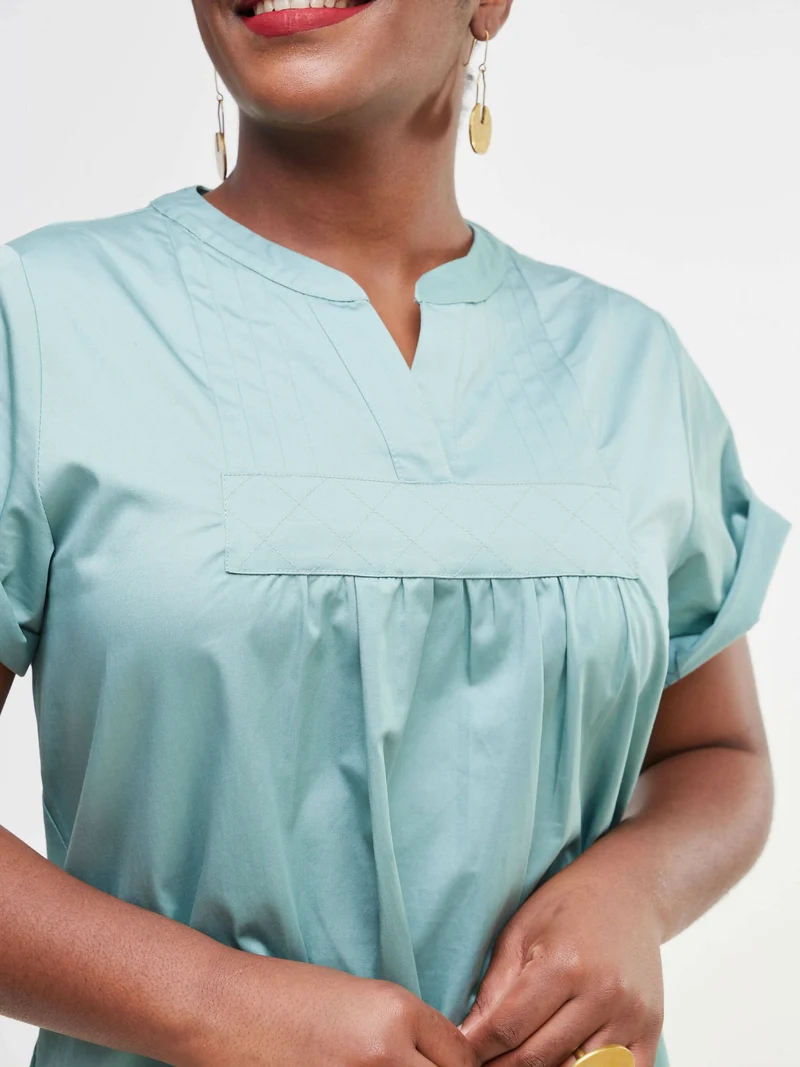 Valuespot Cotton Dress - Green