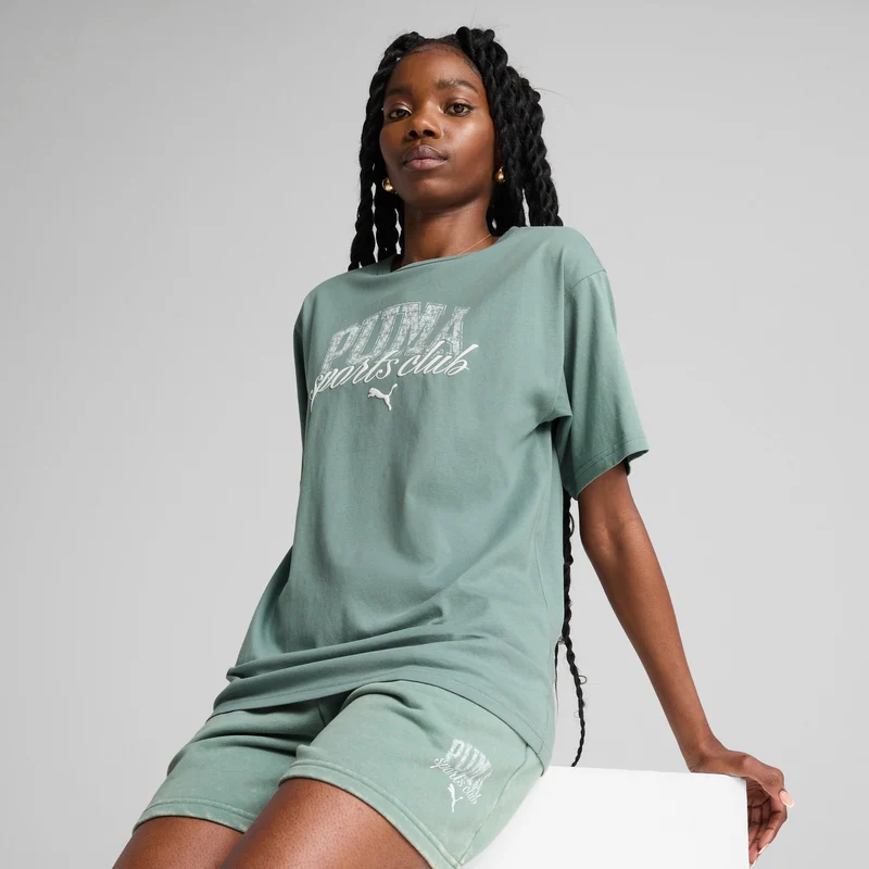 Puma Class Relaxed T Green Moon
