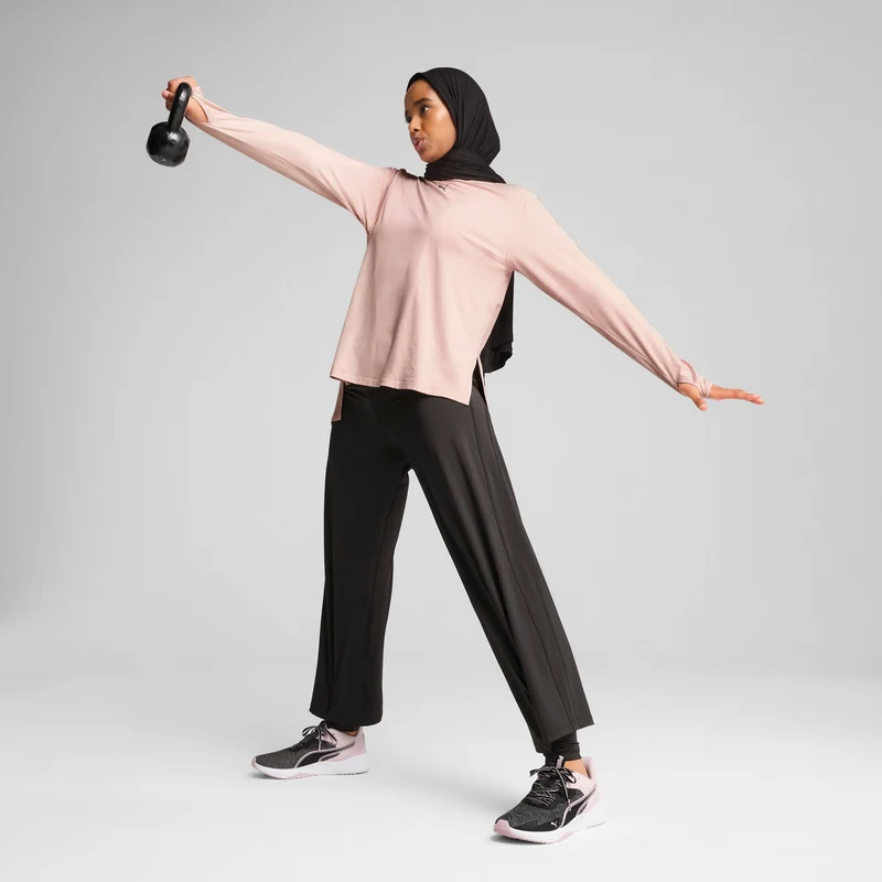 Modest Oversized Tee Rose Quartz