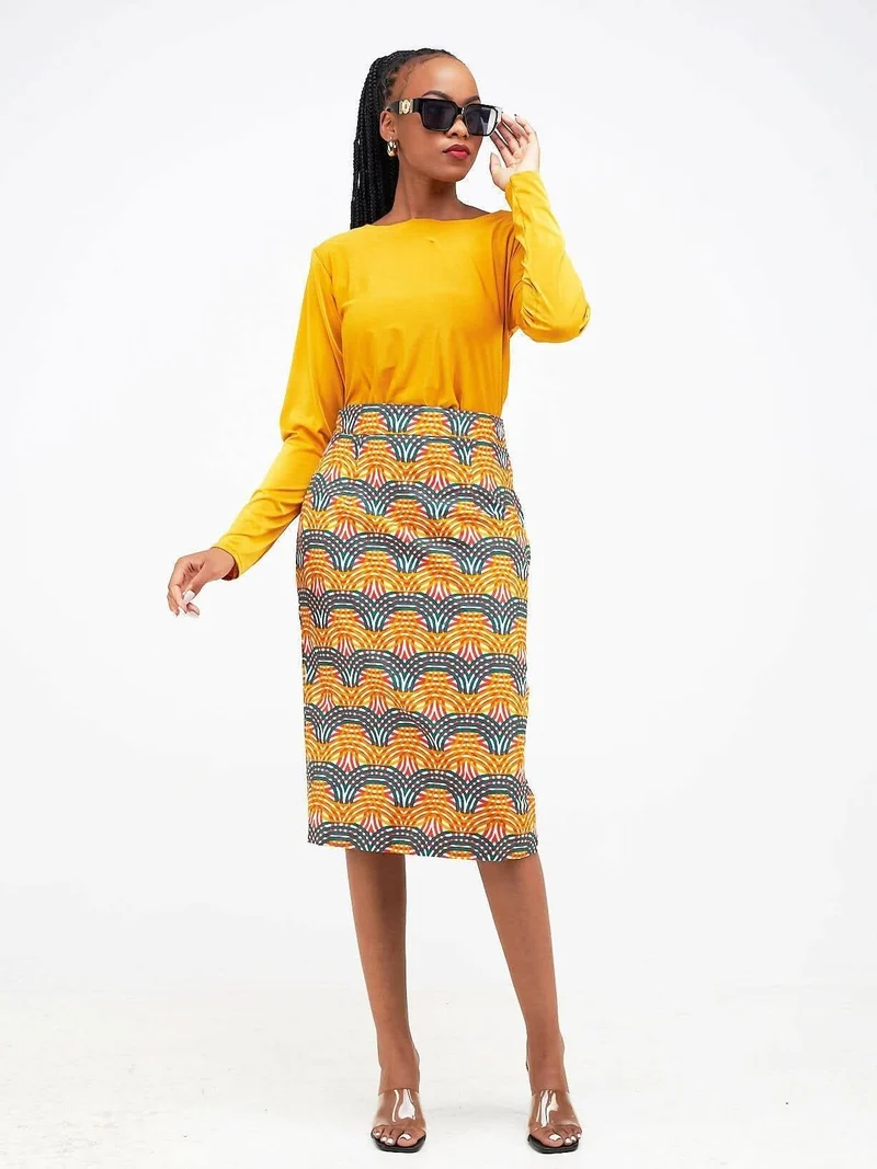 Simbaress Karisi Dress - Orange / Multicolor