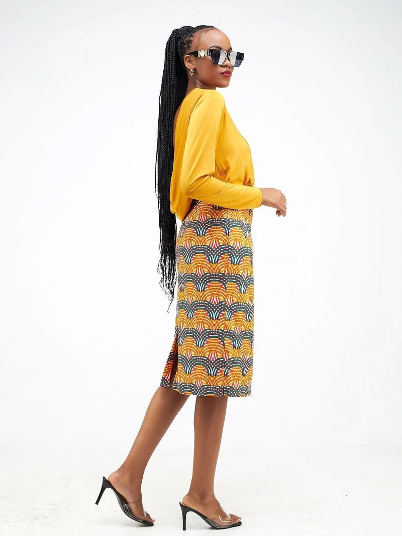 Simbaress Karisi Dress - Orange / Multicolor