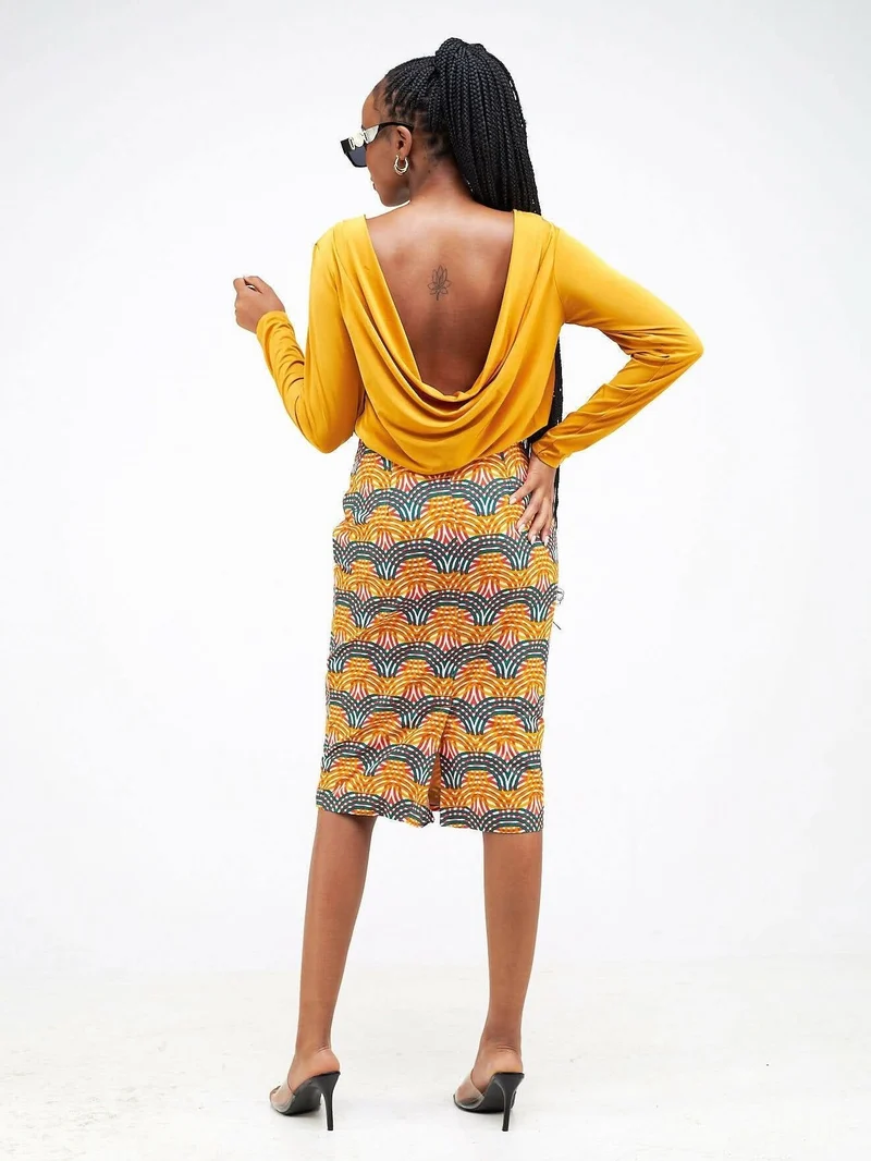 Simbaress Karisi Dress - Orange / Multicolor
