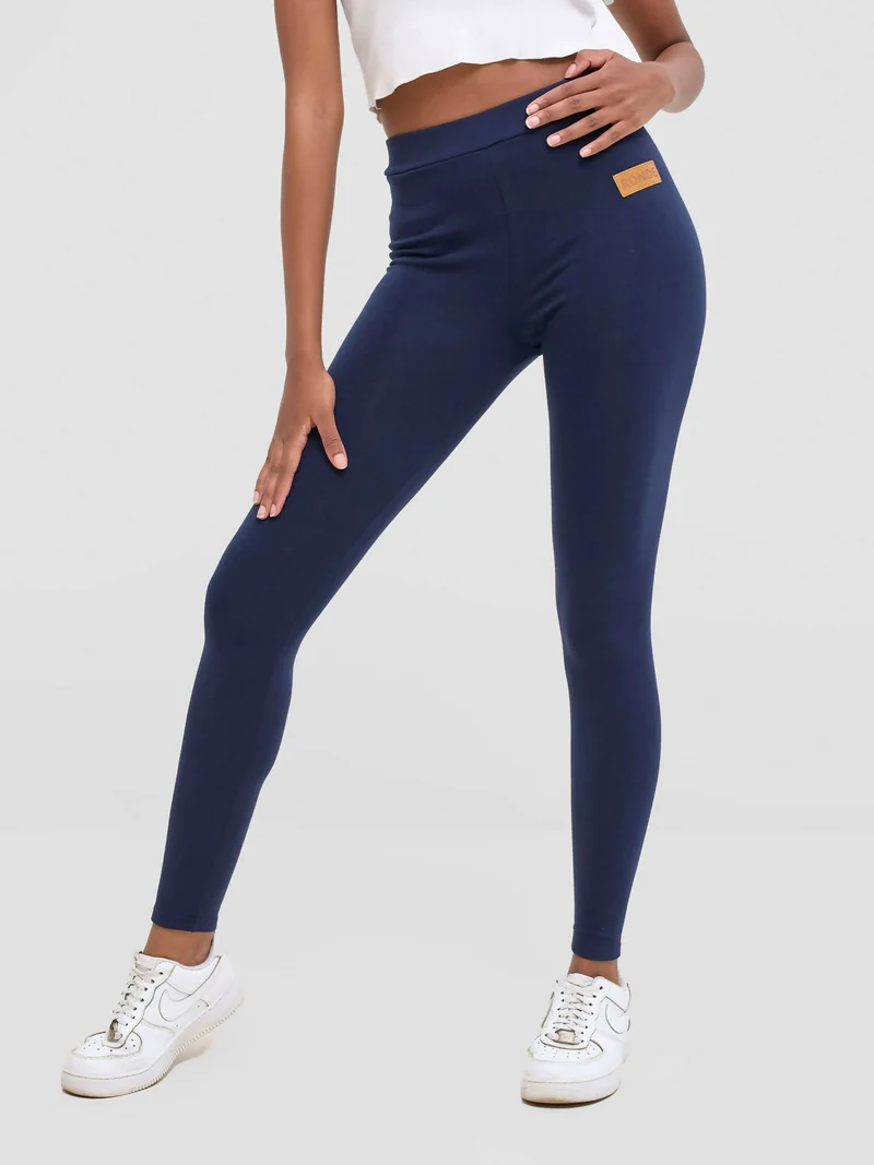 Stylish Sisters Ronde Heavy Comfy Legging - Navy Blue