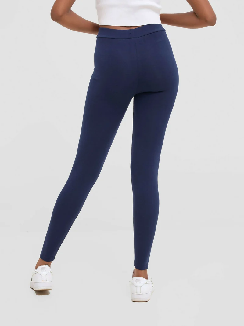 Stylish Sisters Ronde Heavy Comfy Legging - Navy Blue