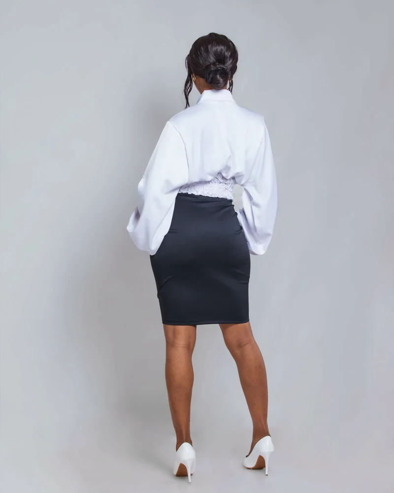 Da'Joy Fashions City Sleek Top - White