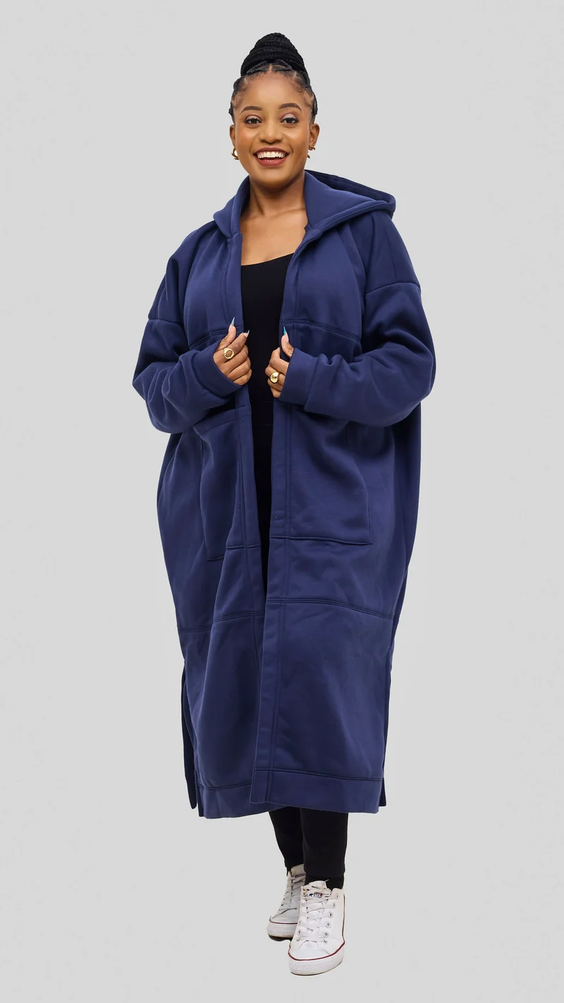 Hoodie & Chill Jabari Hood Jacket - Navy Blue