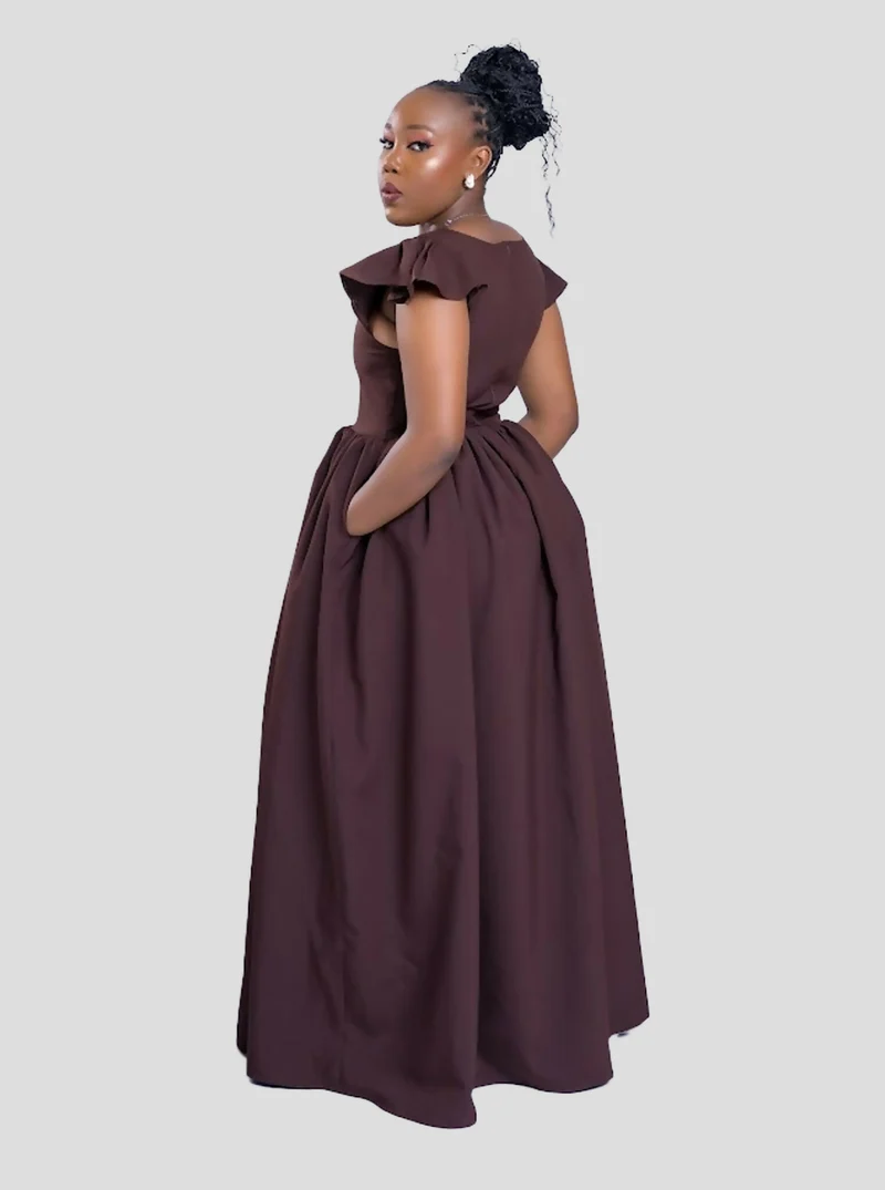 Vintlyne Maya Sunny Dress - Brown