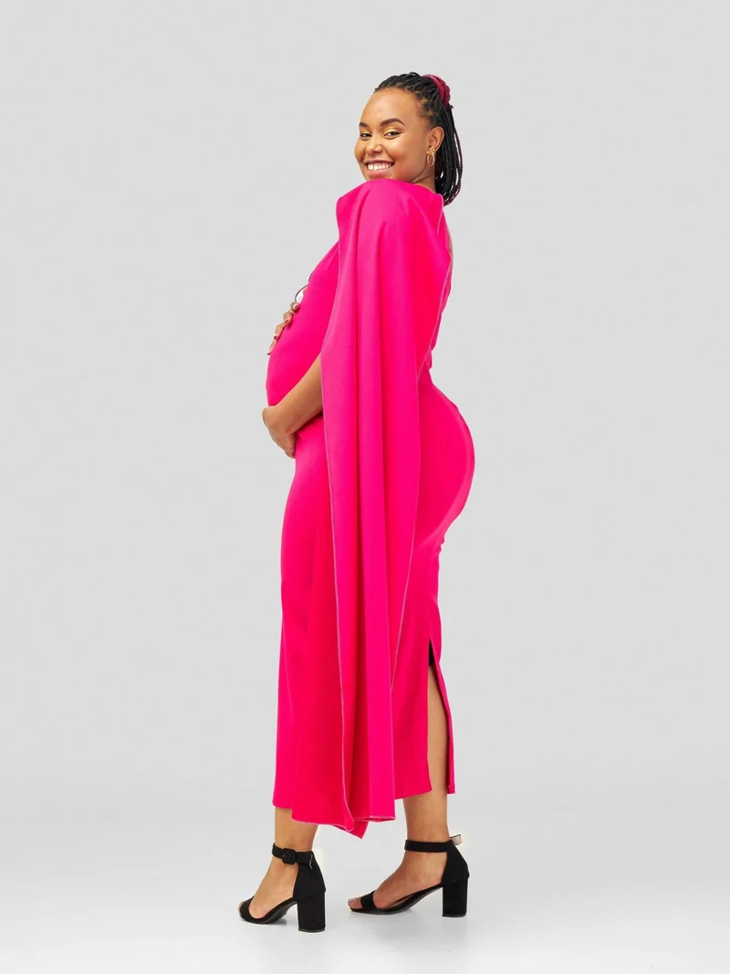 Vintlyne Pauline Dress - Hot Pink
