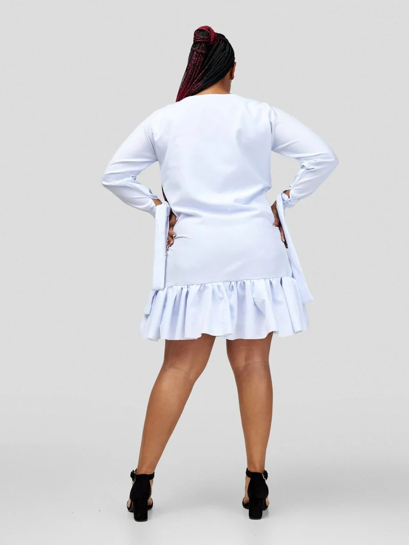 Vintlyne Shira Shift Dress - White