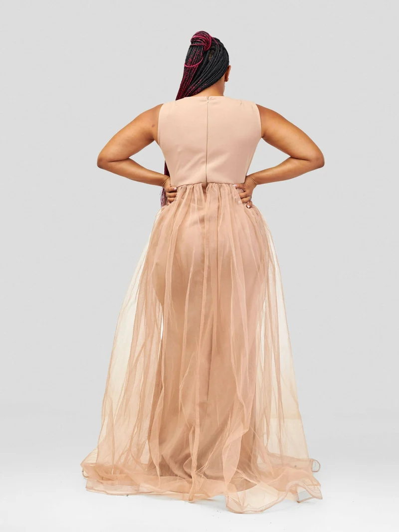 Vintlyne Jojo Dress - Beige