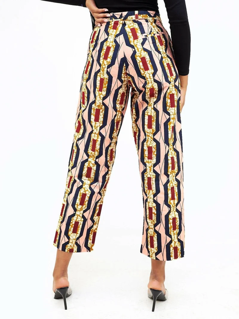 Simbaress Lale Pants - Peach / Multicolor