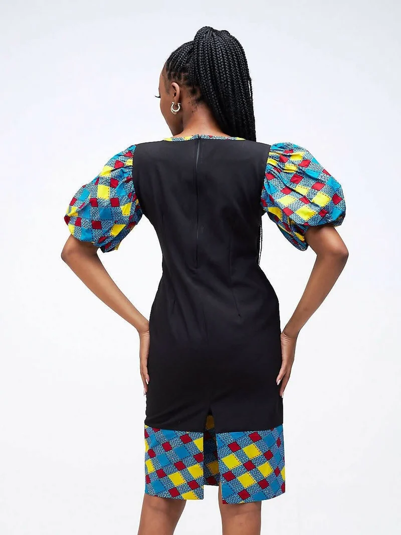 Simbaress Lulea Dress - Black / Blue