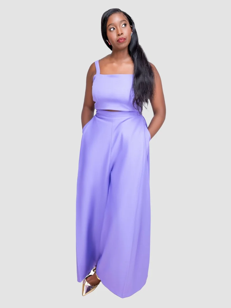 V-LUX Lavish Babe Palazzo Pant - Lilac