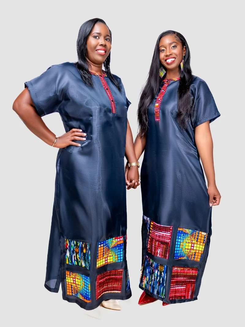 V-LUX Afro To The Core Dress - Black