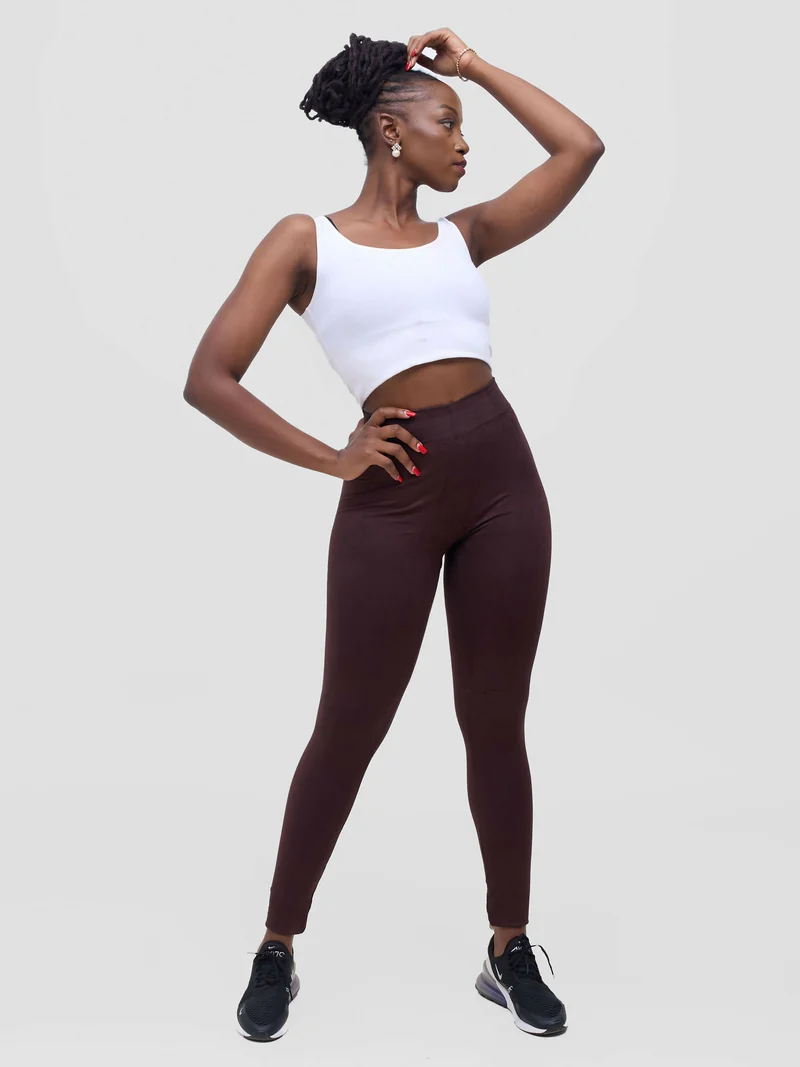 Stylish Sisters Comfy Tights Legging - Brown