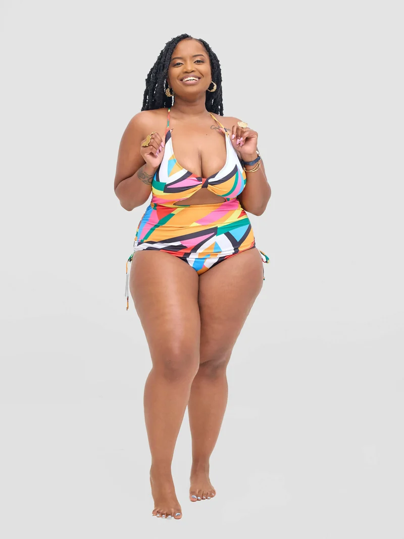 Shells Attic Monokini Swimwear Suit - Multicolored