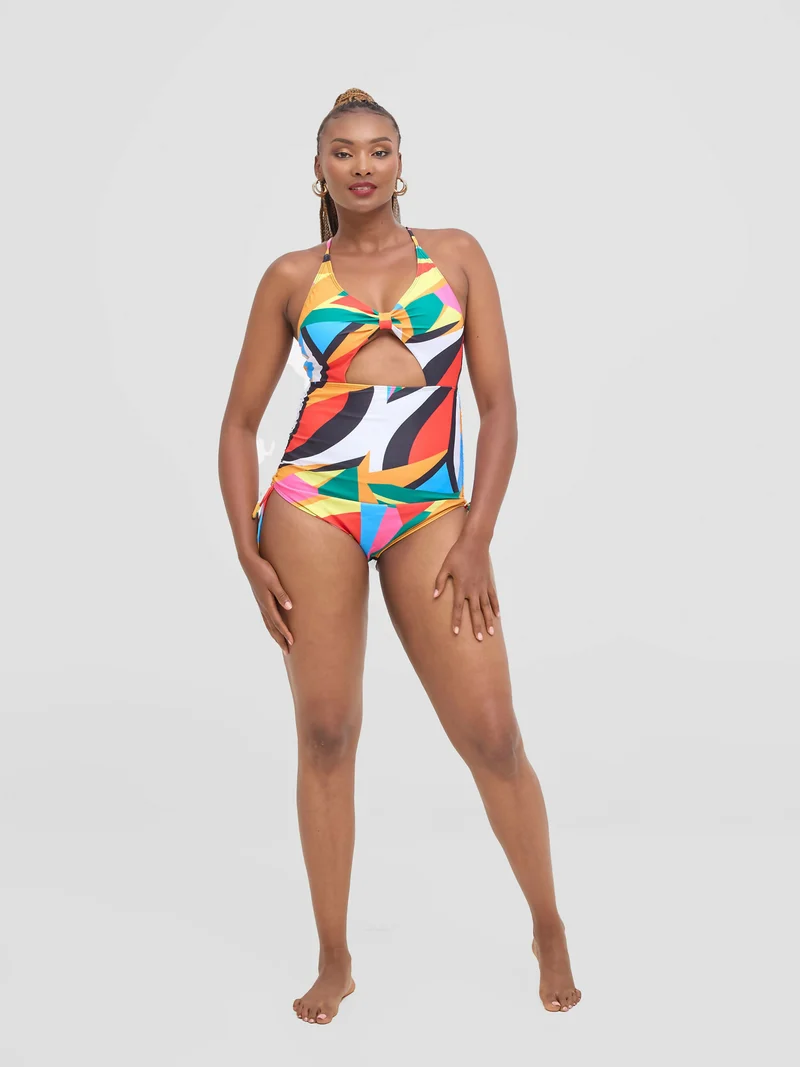 Shells Attic Monokini Swimwear Suit - Multicolored