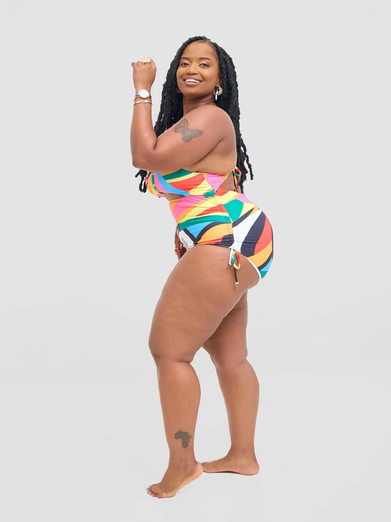 Shells Attic Monokini Swimwear Suit - Multicolored