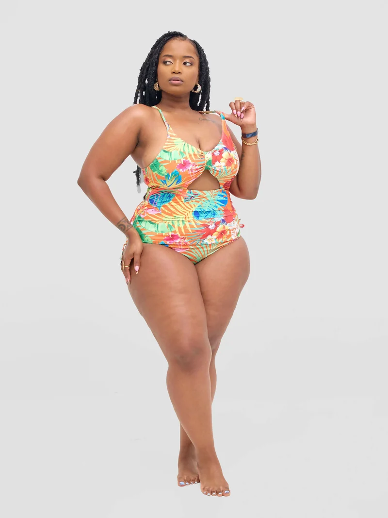 Shells Attic Monokini Swimwear Suit - Red