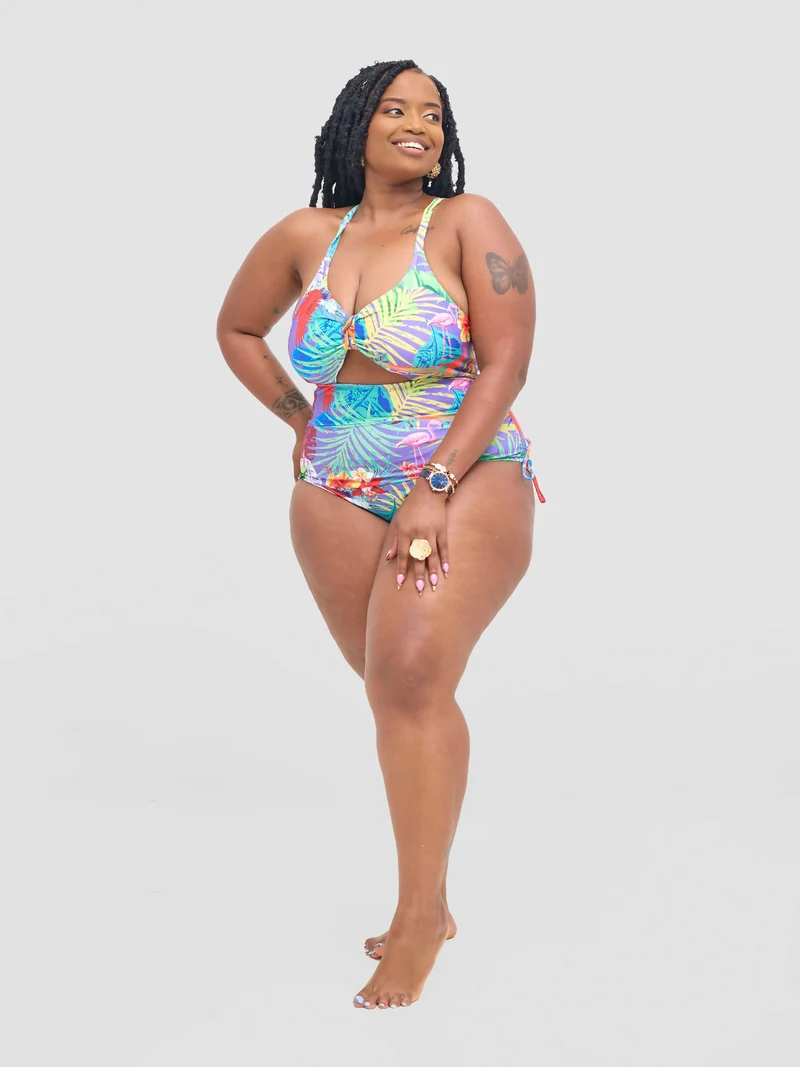 Shells Attic Monokini Swimwear Suit - Purple