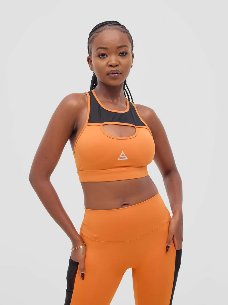 Rotator Active Wear Sports Bra - Orange