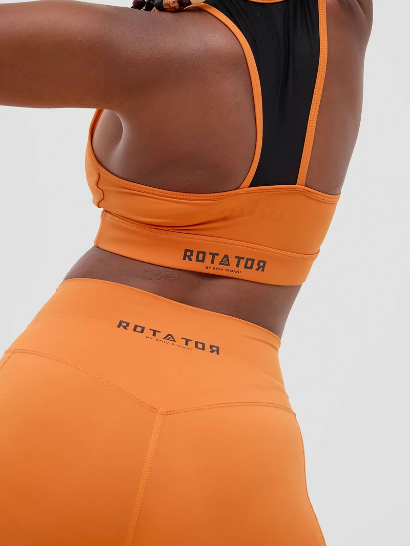 Rotator Active Wear Sports Bra - Orange