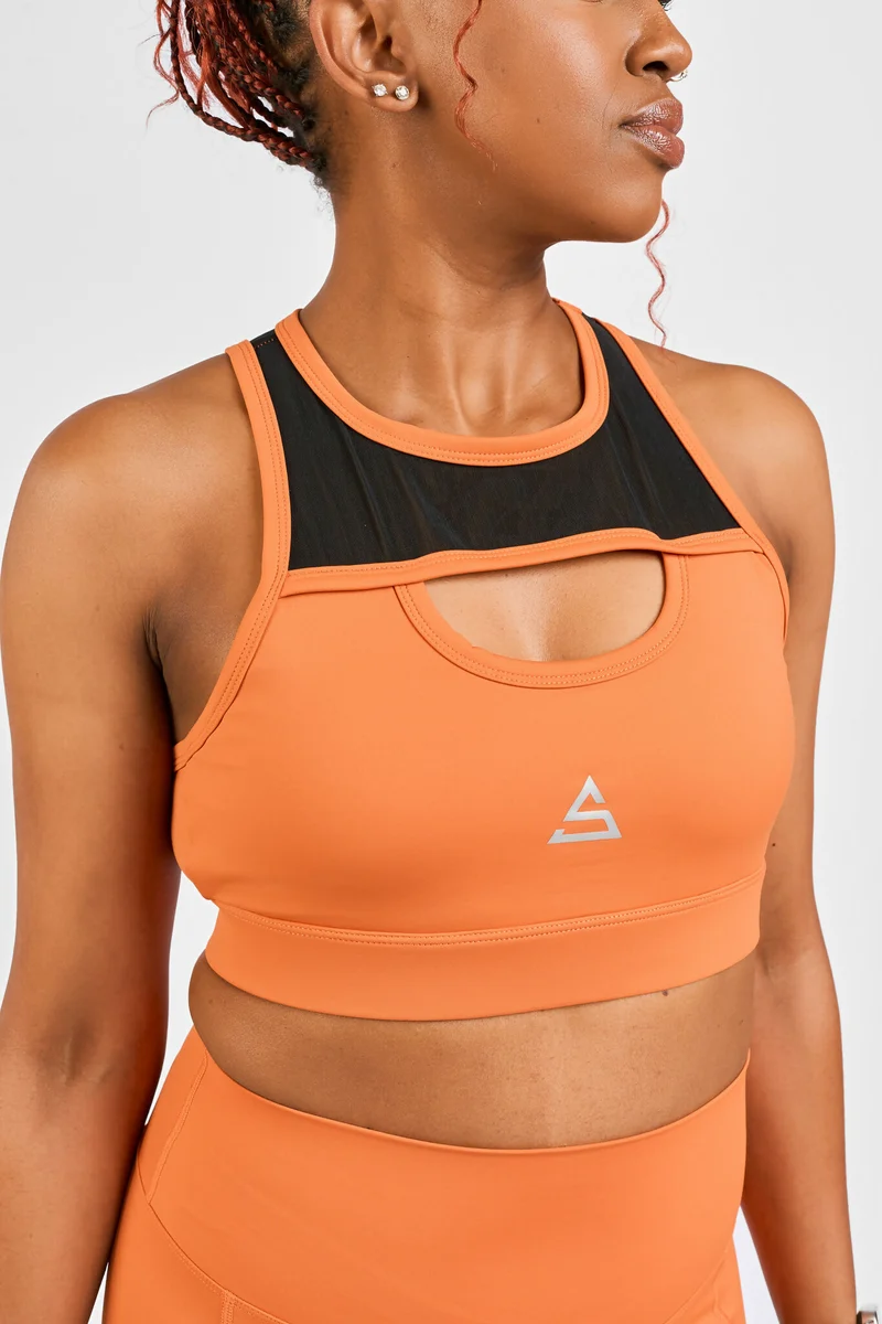 Rotator Active Wear Sports Bra - Orange
